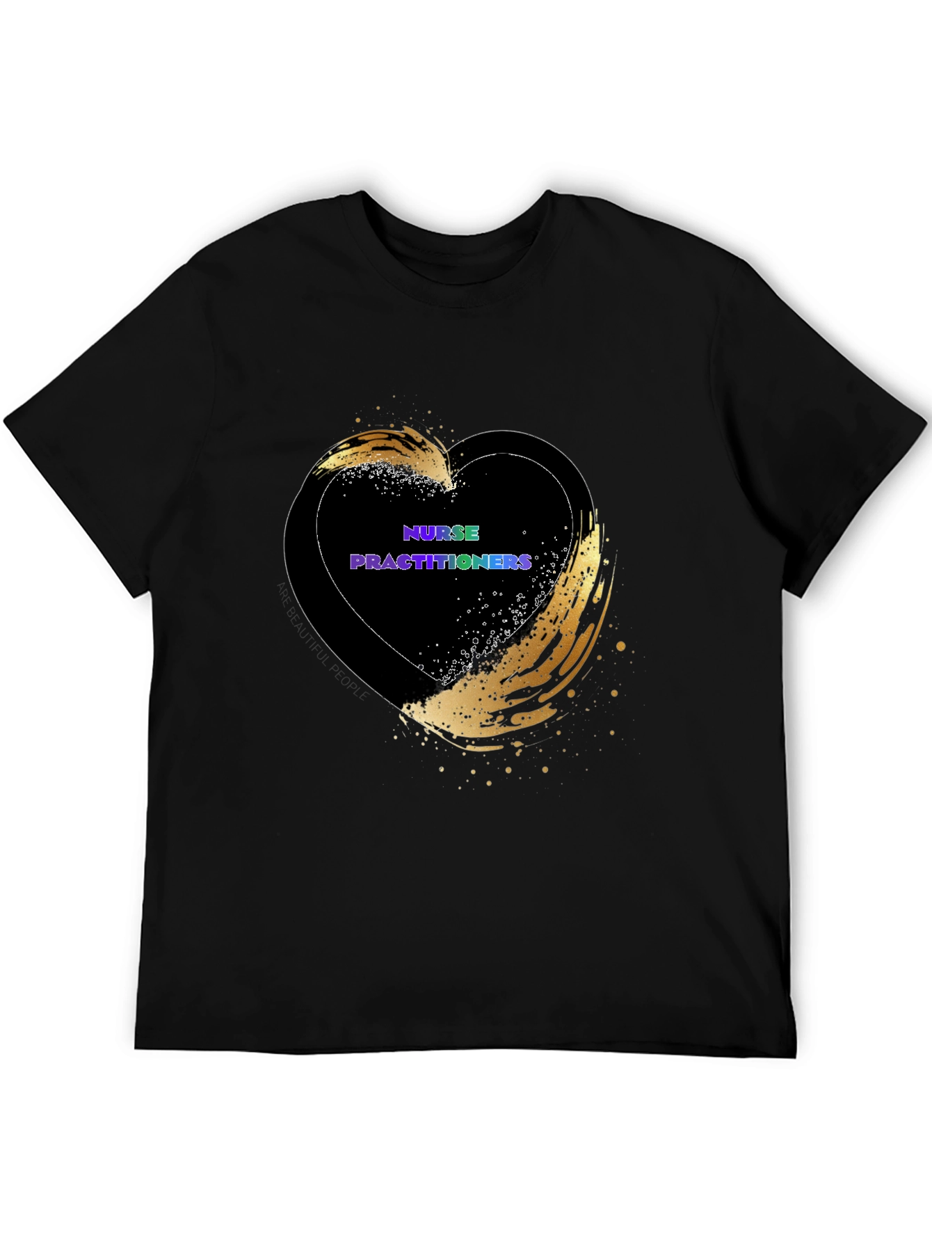 Nurse Practitioner Heart Graphic T-Shirt