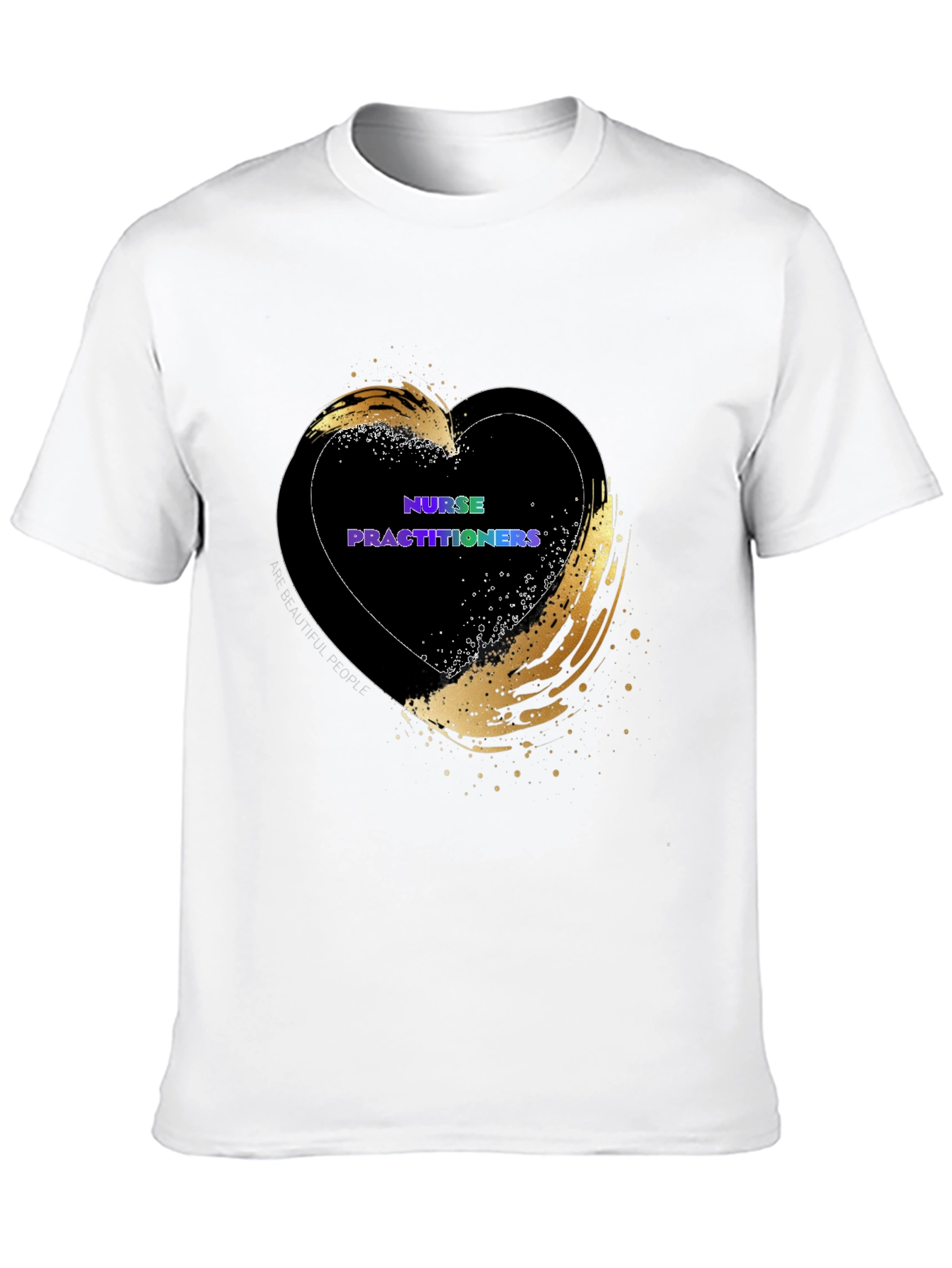 Nurse Practitioner Heart Graphic T-Shirt