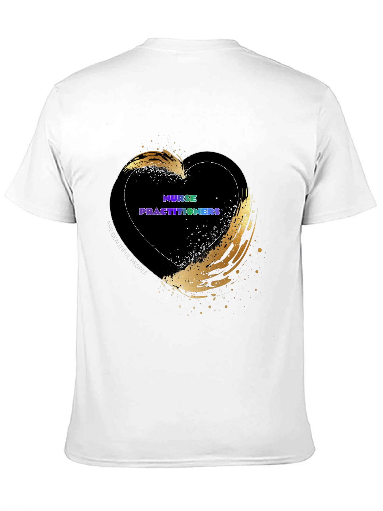 Nurse Practitioner Heart Graphic T-Shirt
