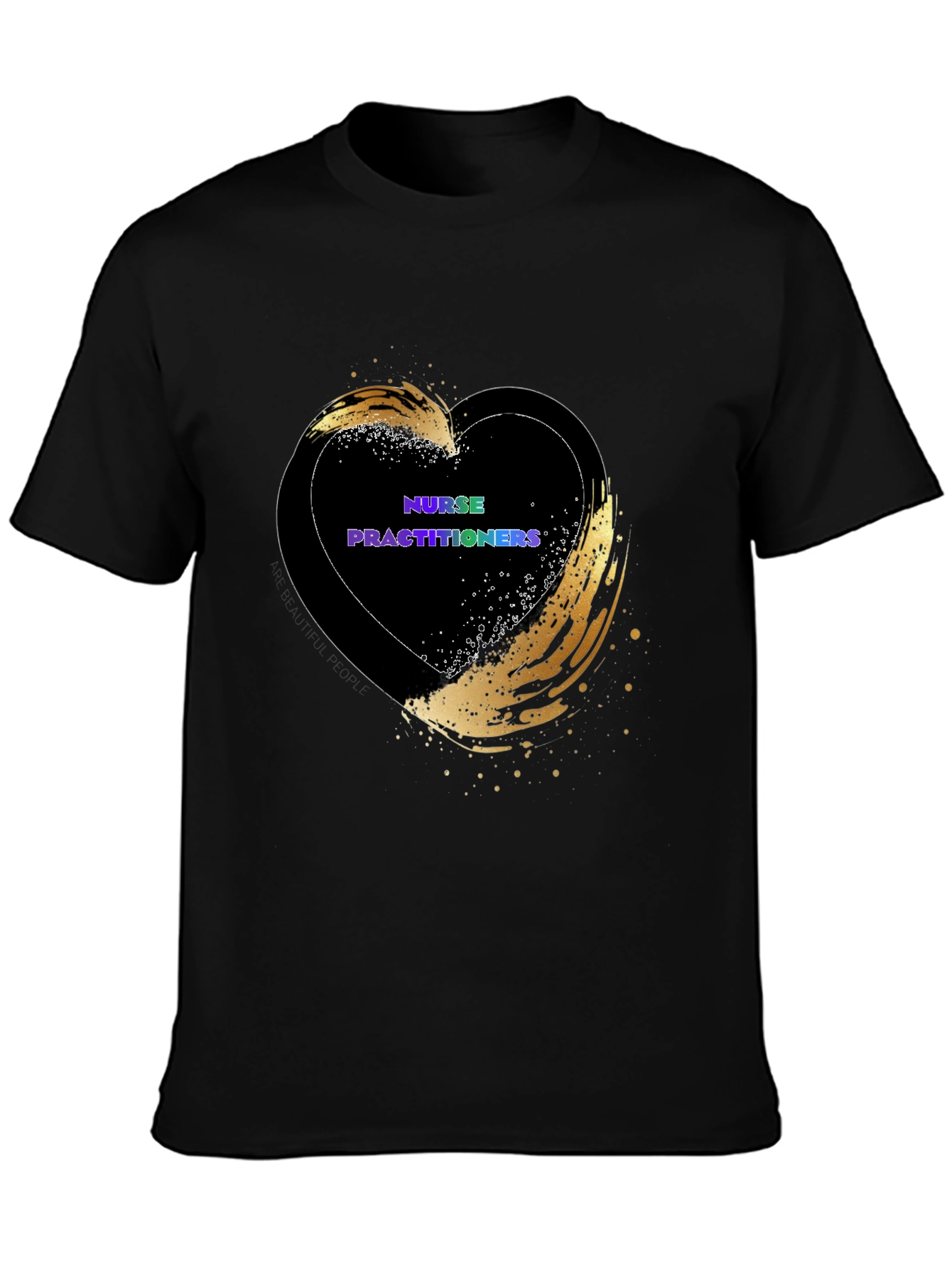 Nurse Practitioner Heart Graphic T-Shirt