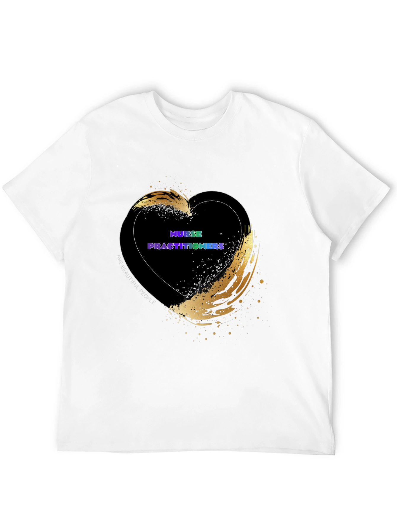 Nurse Practitioner Heart Graphic T-Shirt