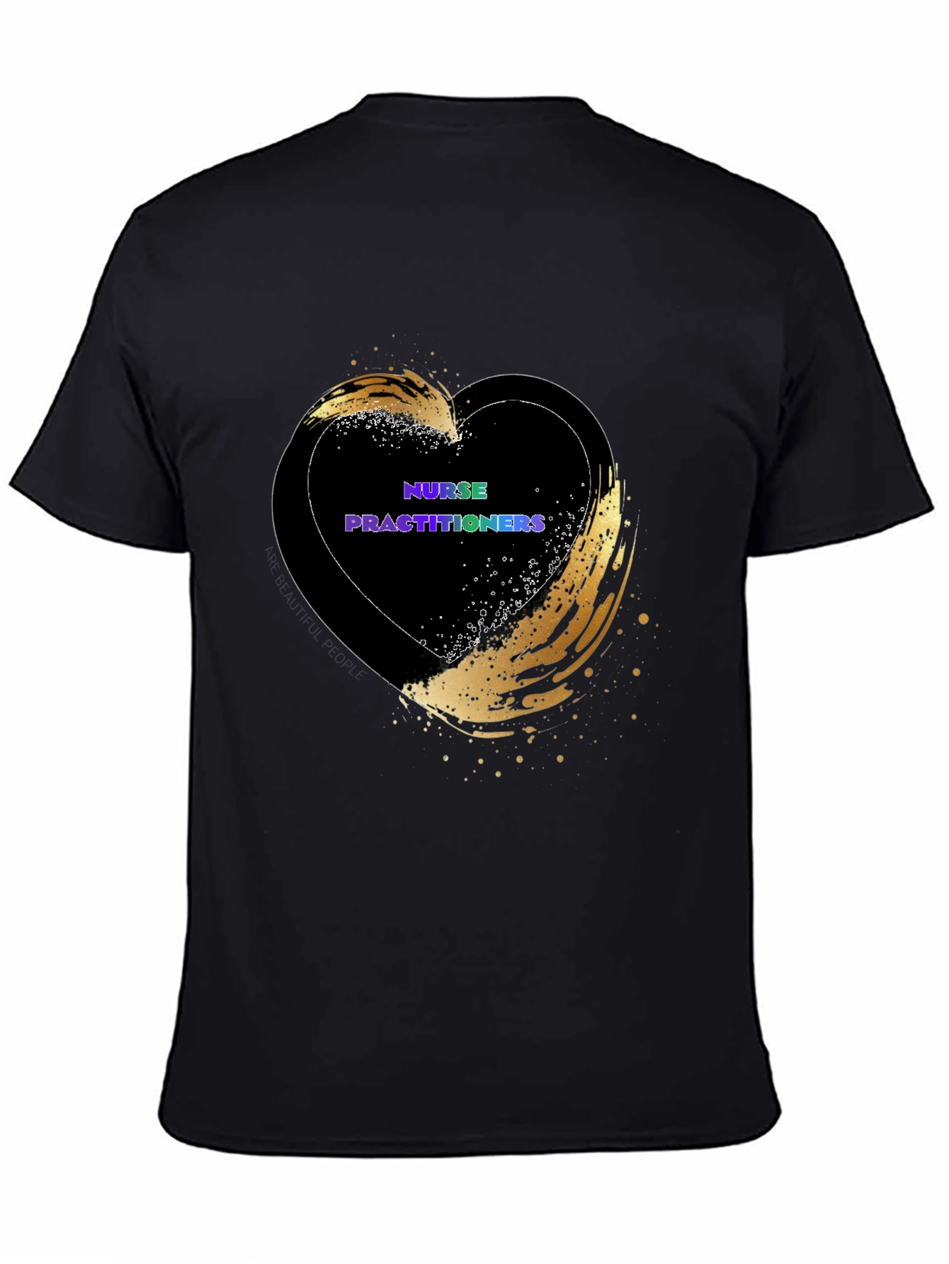 Nurse Practitioner Heart Graphic T-Shirt