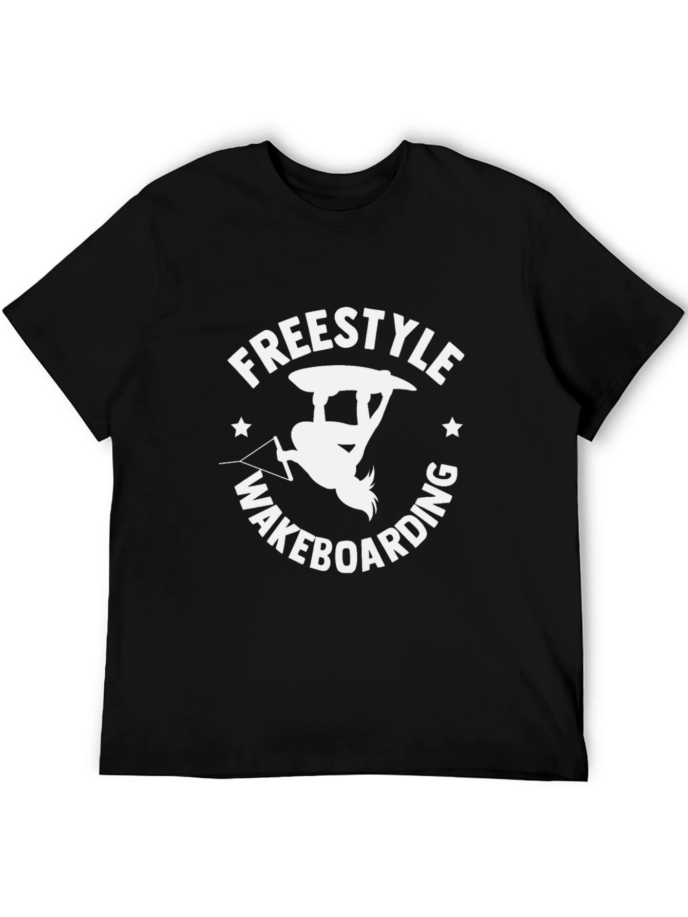 Freestyle Wakeboarding Black T-Shirt