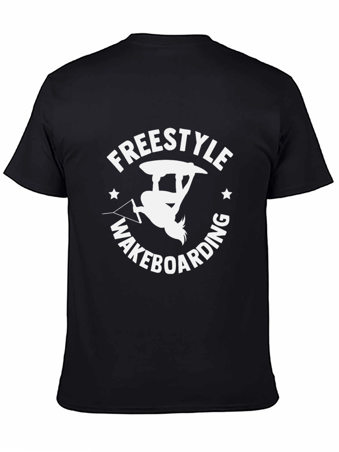 Freestyle Wakeboarding Black T-Shirt