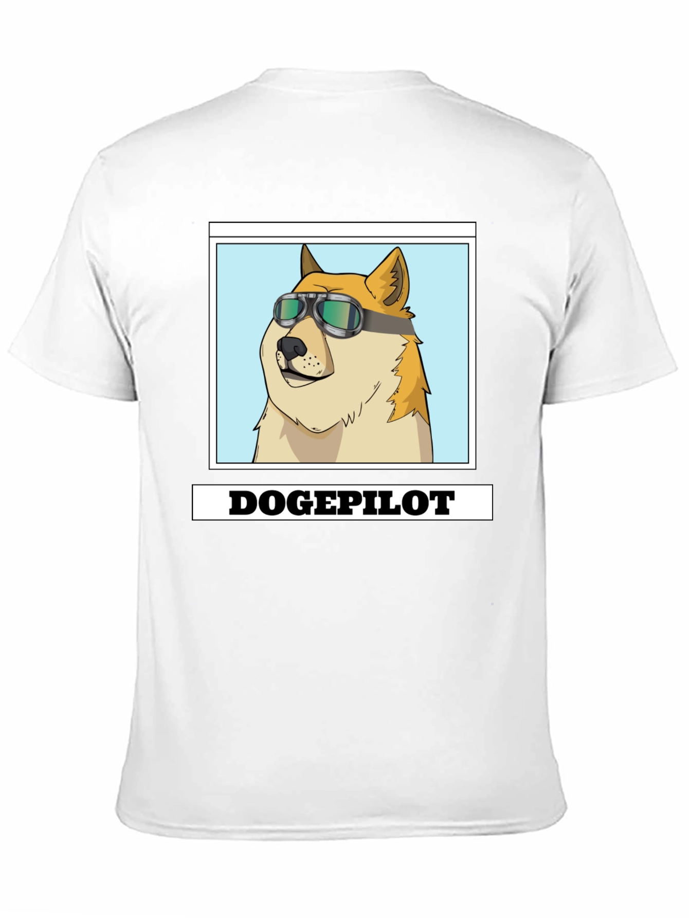DogePilot Black T-Shirt - Funny Doge Meme Tee