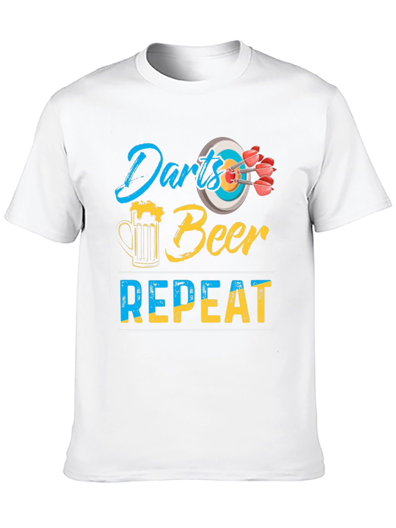 Darts Beer Repeat Graphic Tee