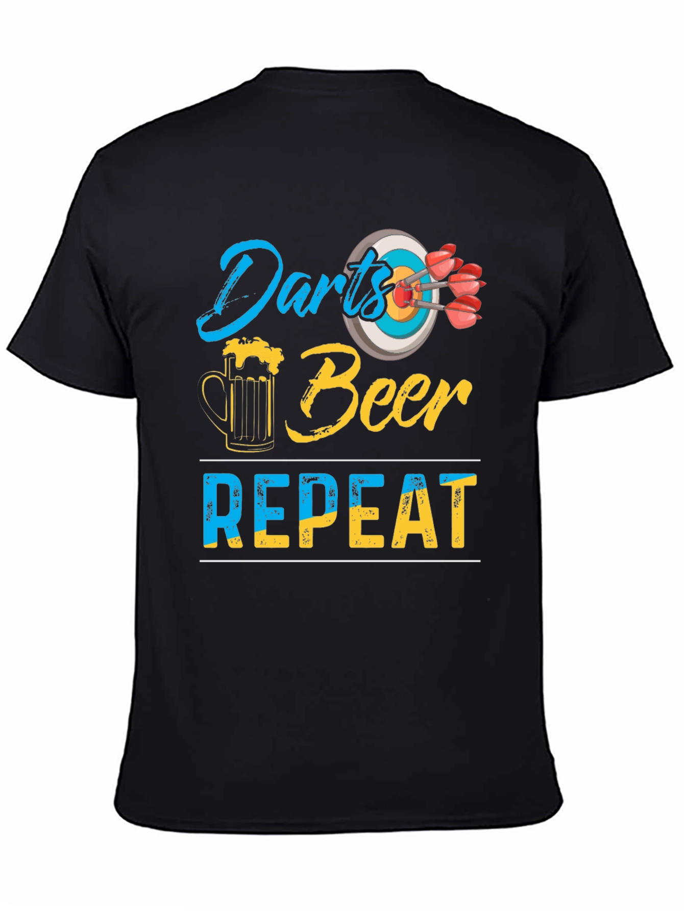 Darts Beer Repeat Graphic Tee
