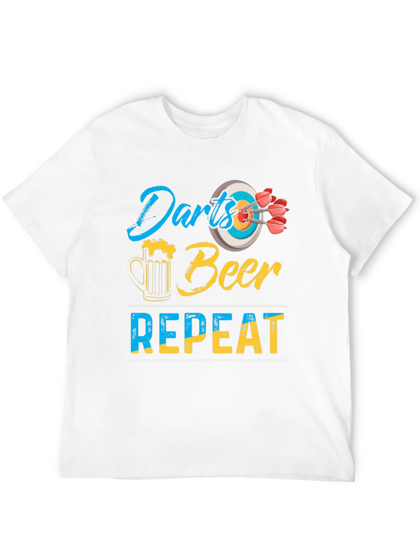 Darts Beer Repeat Graphic Tee