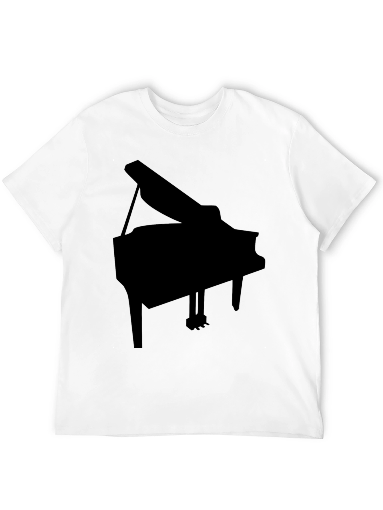 Grand Piano Graphic Tee - Black Classic Fit