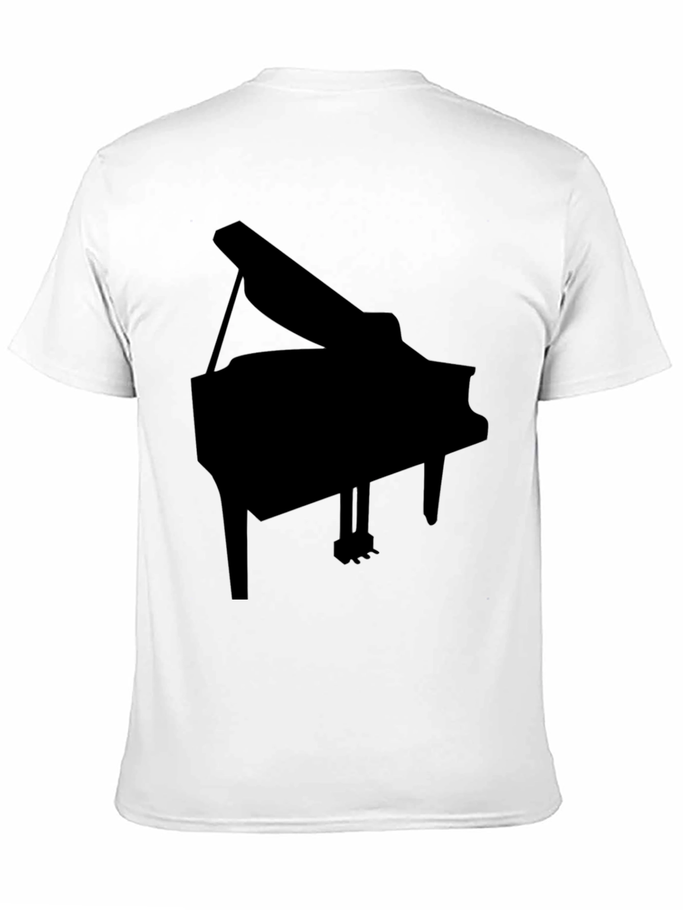 Grand Piano Graphic Tee - Black Classic Fit