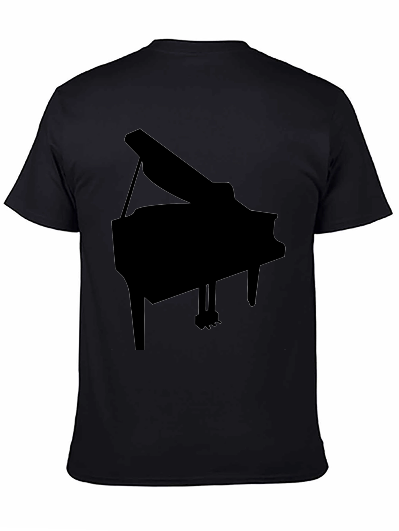 Grand Piano Graphic Tee - Black Classic Fit