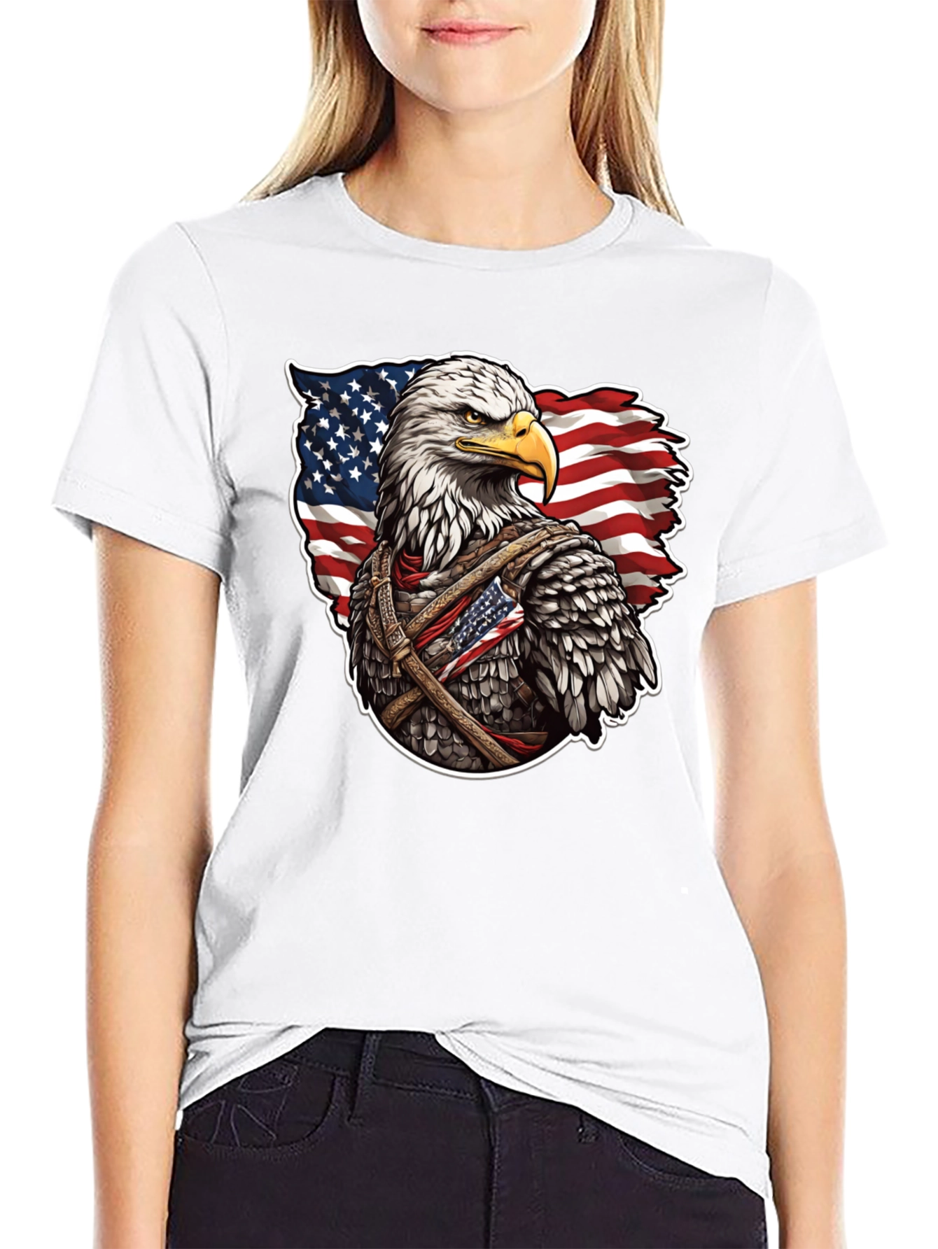 American Eagle Flag Graphic T-Shirt