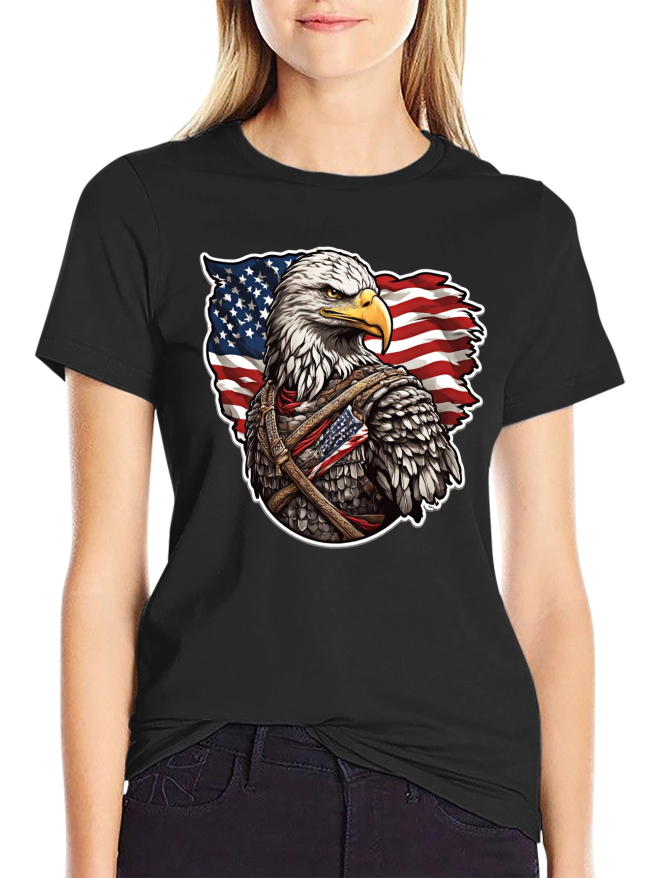 American Eagle Flag Graphic T-Shirt