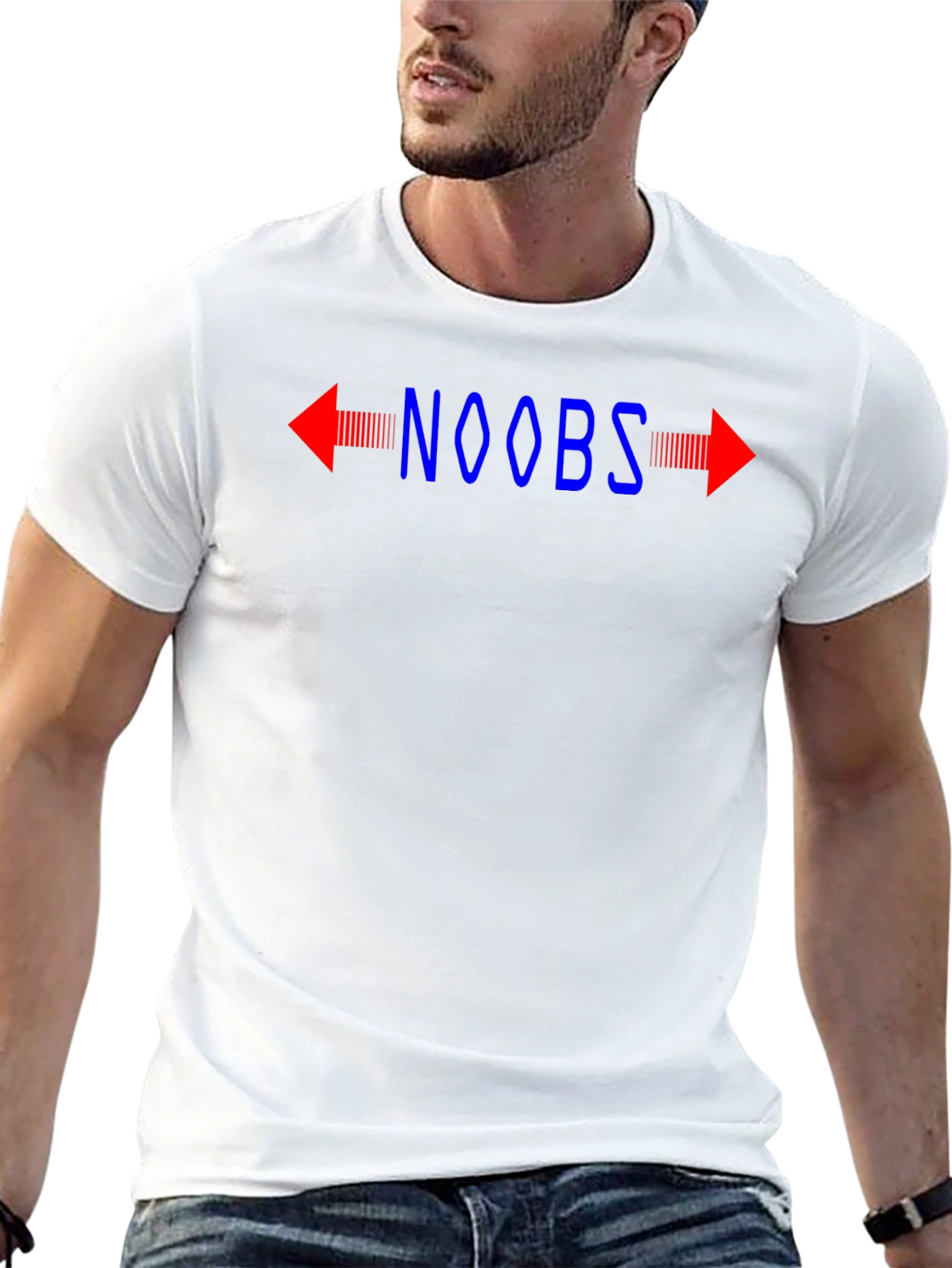 NOOBS Arrow T-Shirt Funny Gamer Shirt