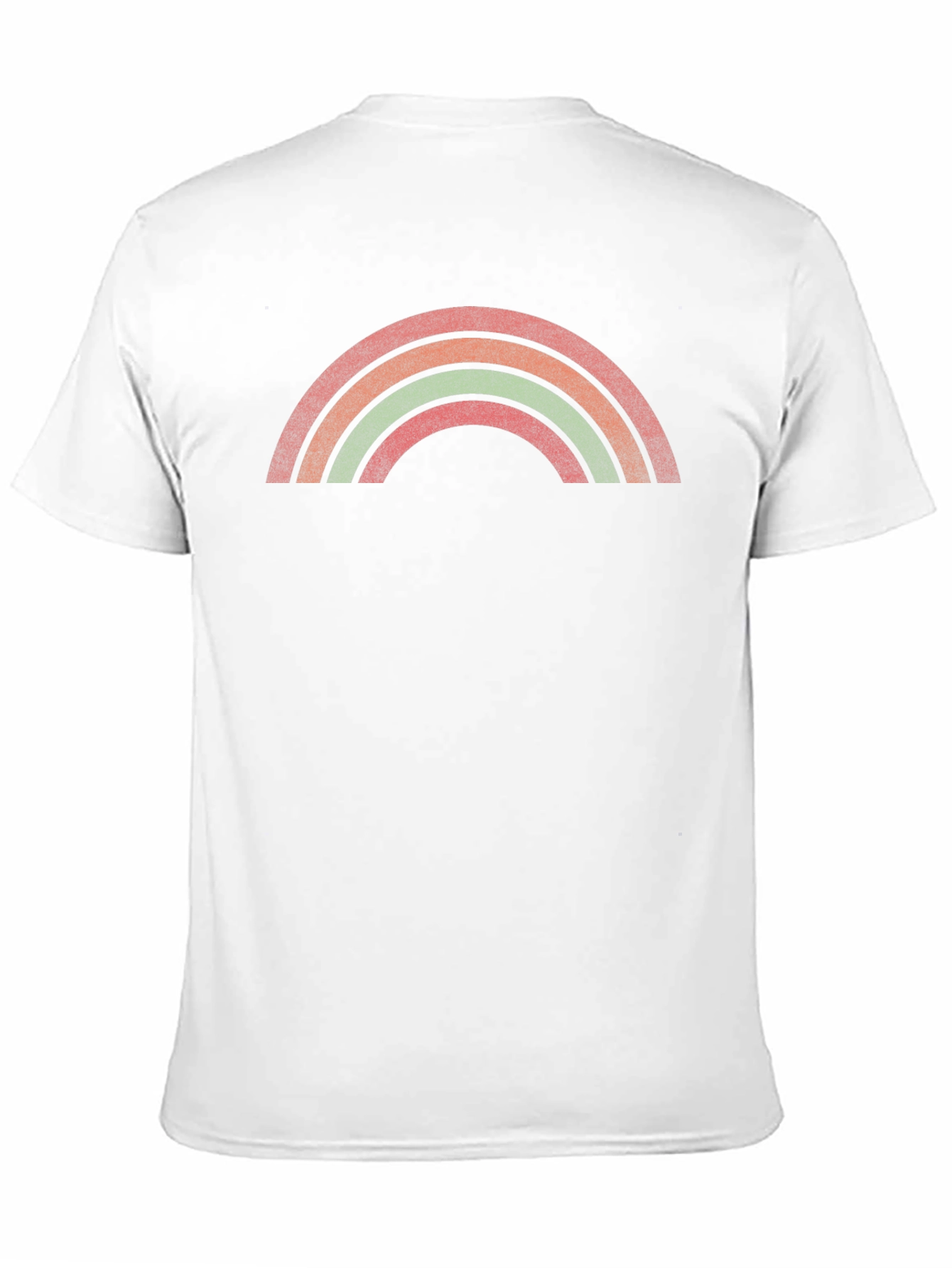 Retro Rainbow Graphic Tee - Unisex Black T-Shirt