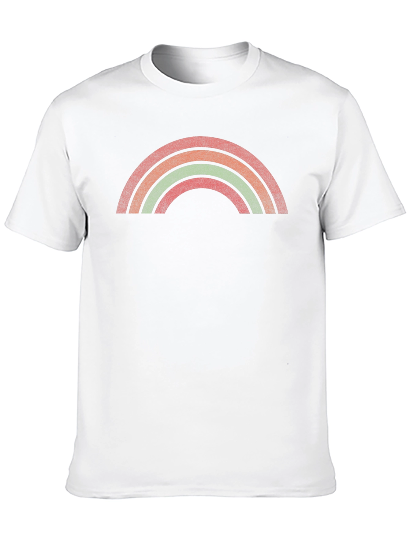 Retro Rainbow Graphic Tee - Unisex Black T-Shirt