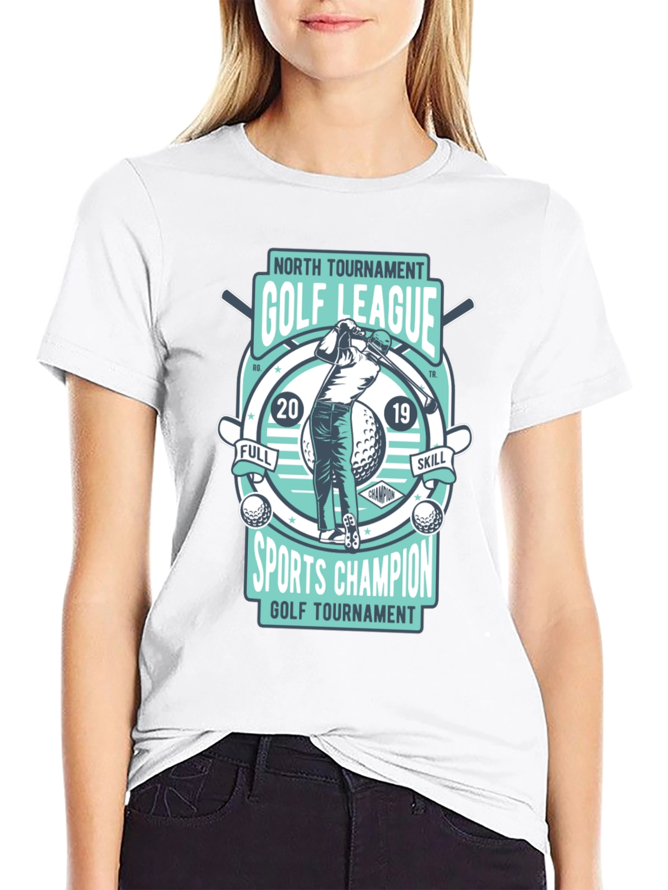 Golf League T-Shirt - North Tournament Champion Tee