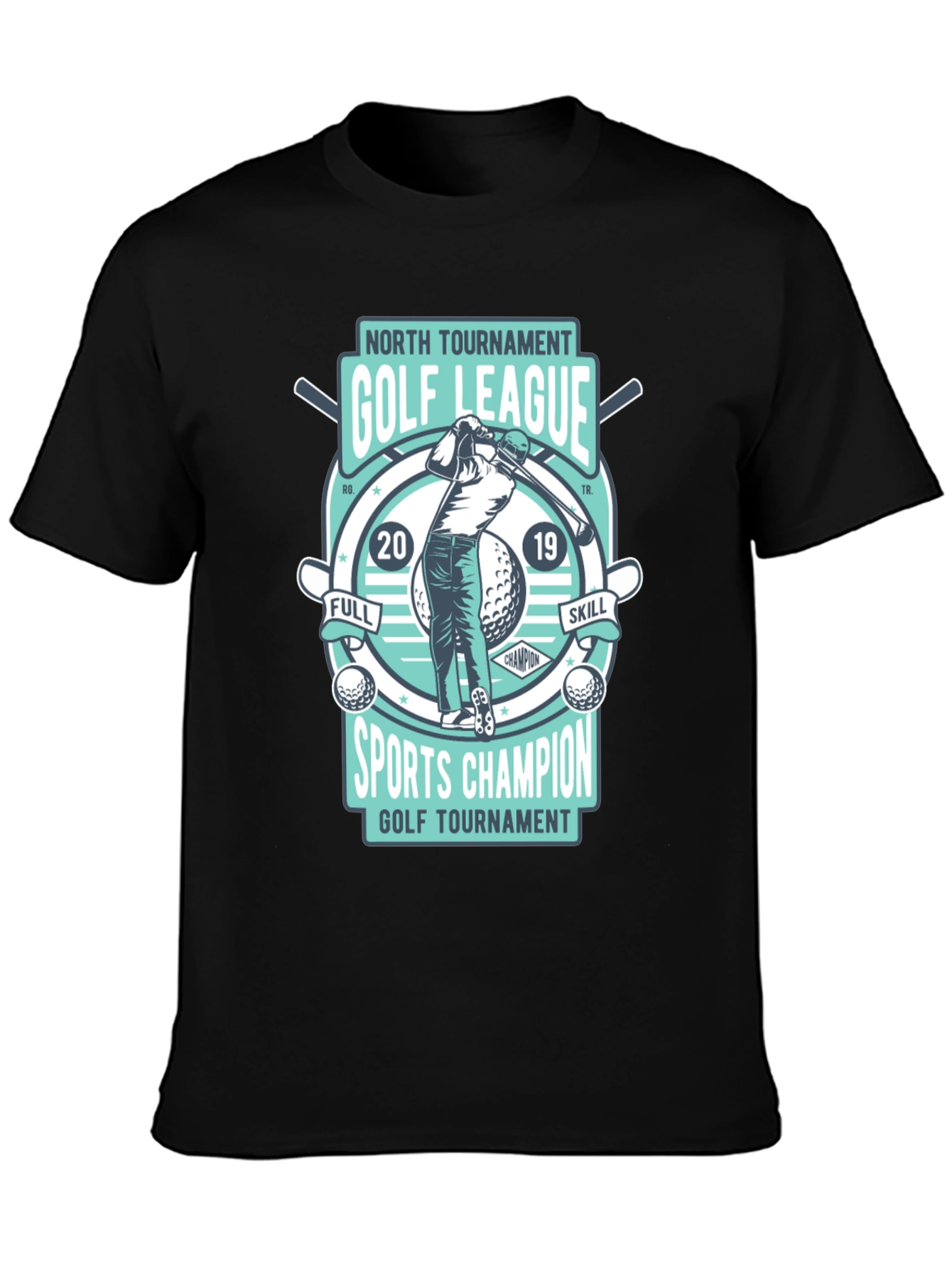 Golf League T-Shirt - North Tournament Champion Tee