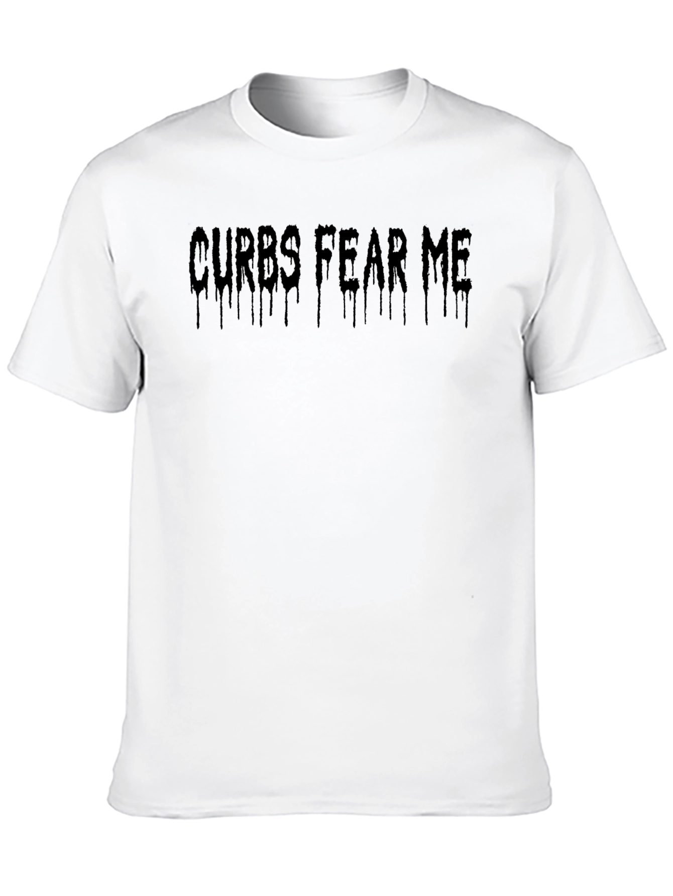 Curbs Fear Me Graphic Tee - Black Cotton T-Shirt