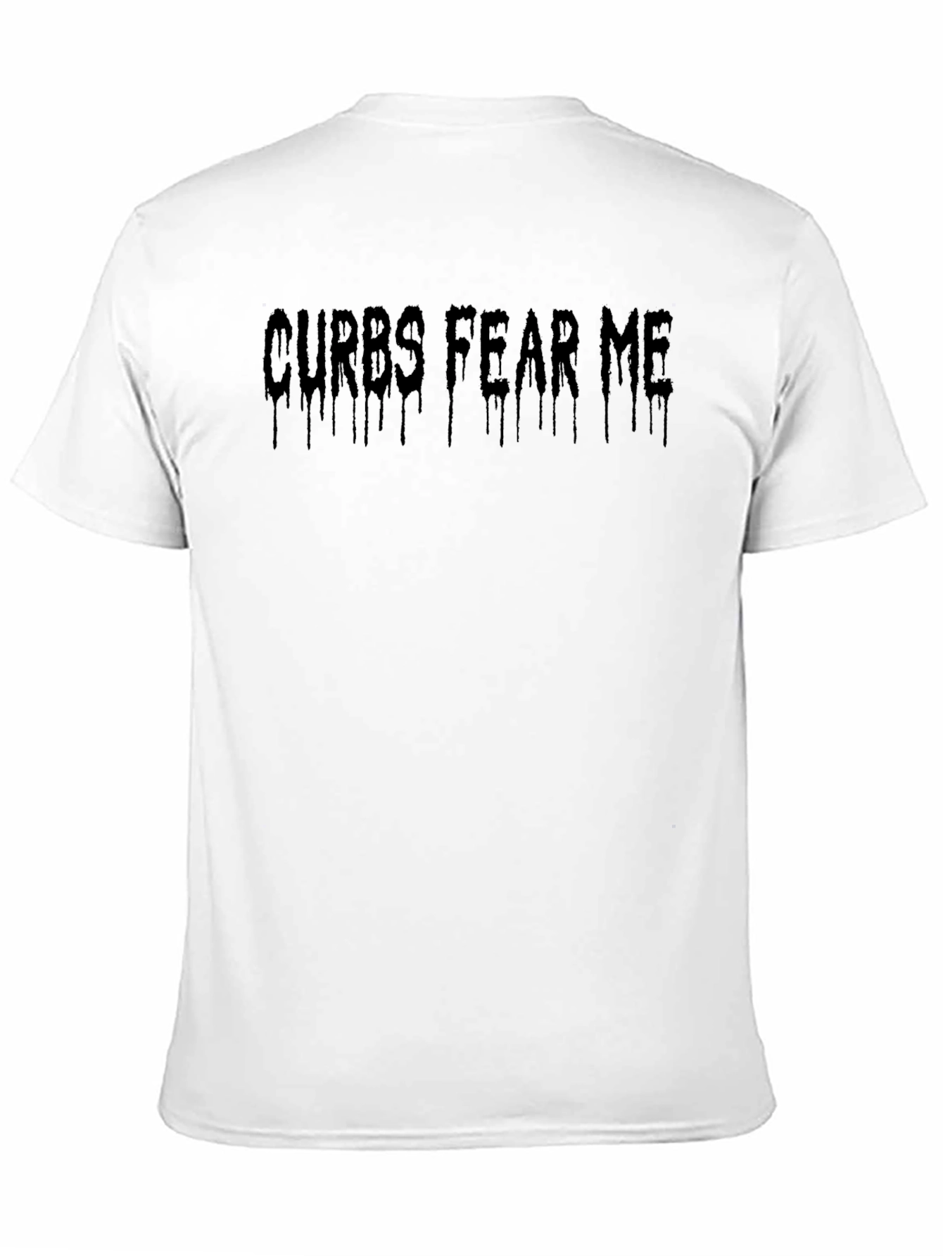 Curbs Fear Me Graphic Tee - Black Cotton T-Shirt