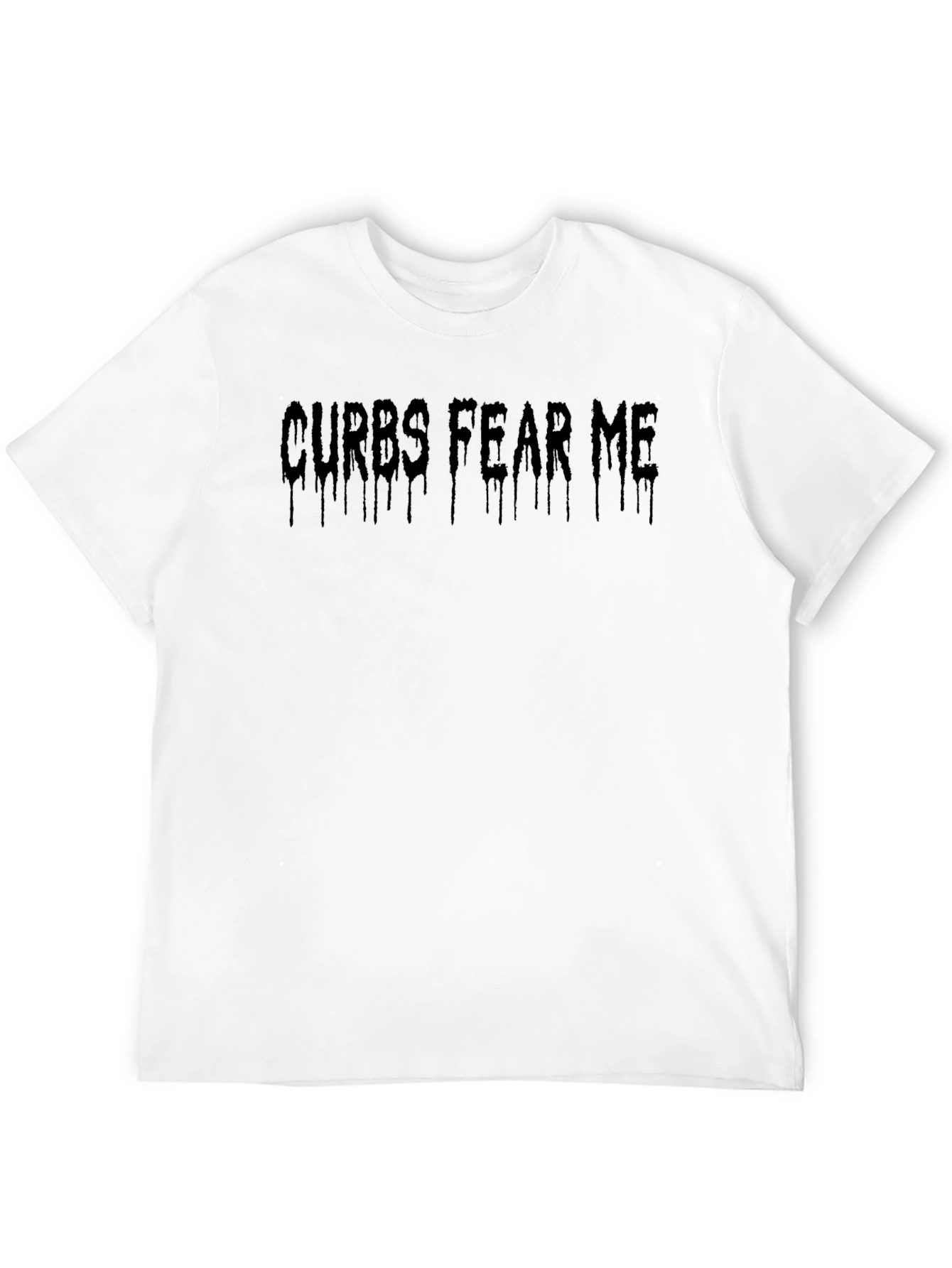 Curbs Fear Me Graphic Tee - Black Cotton T-Shirt