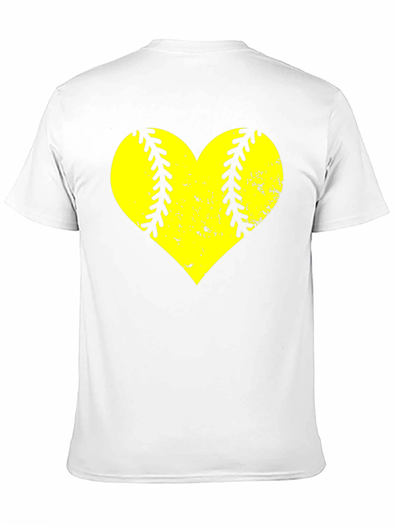 Softball Heart Graphic T-Shirt