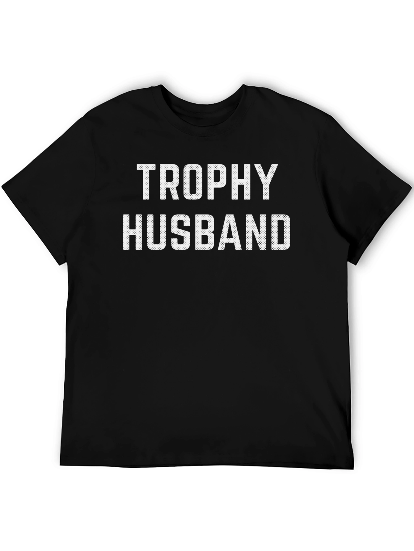 Trophy Husband Black Graphic T-Shirt