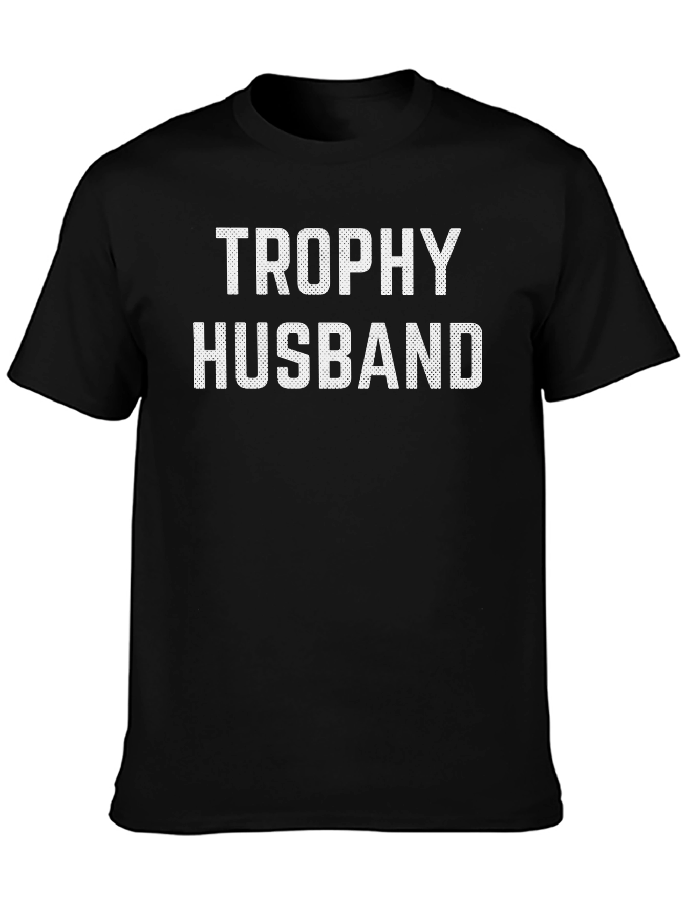 Trophy Husband Black Graphic T-Shirt