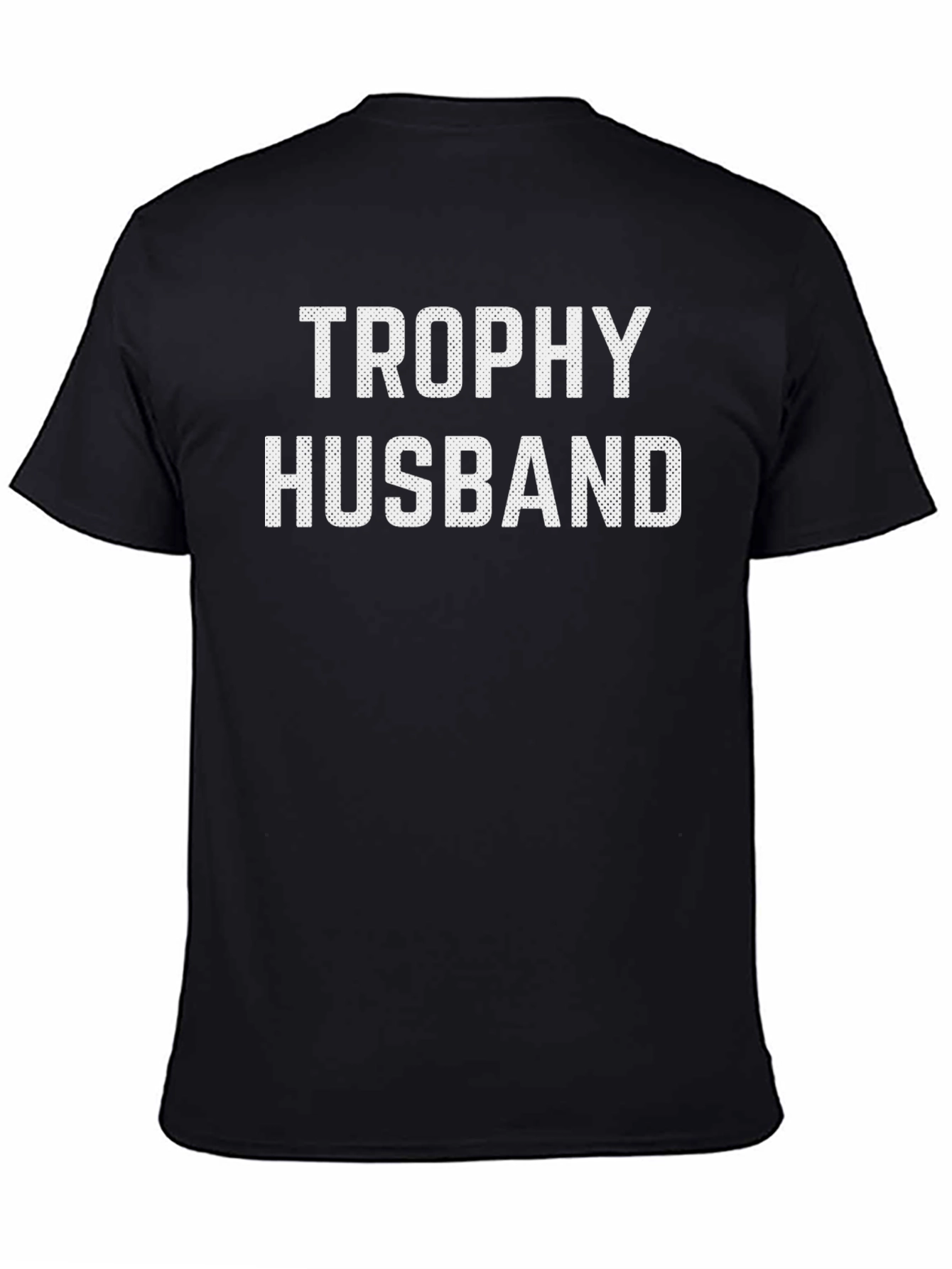 Trophy Husband Black Graphic T-Shirt