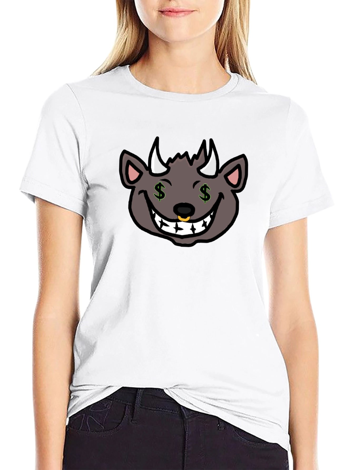 Funny Money Devil Graphic T-Shirt