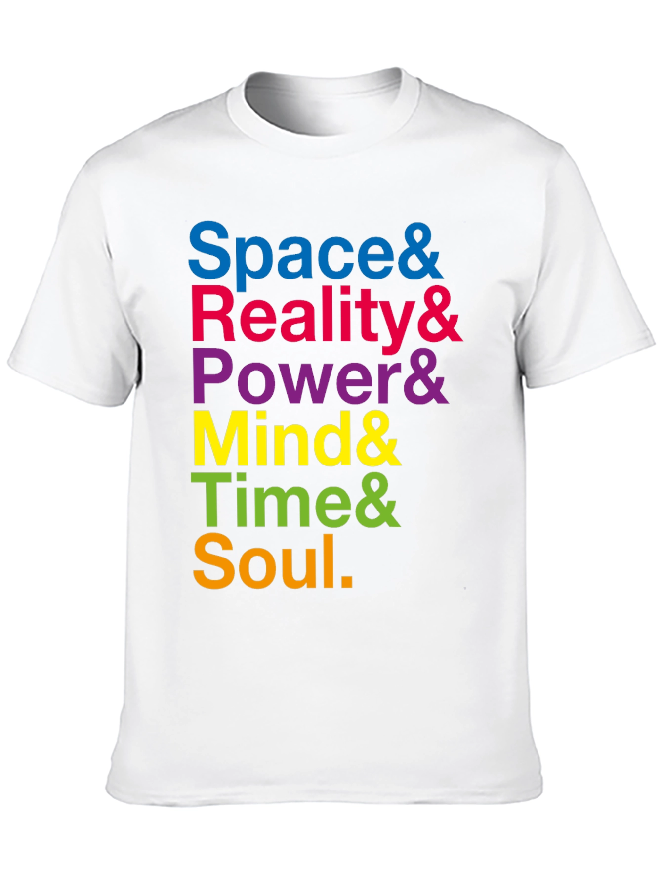 Infinity Stones T-Shirt: Space Reality Power Mind Time Soul
