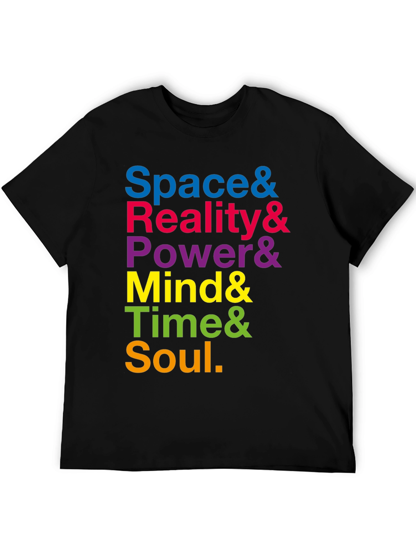 Infinity Stones T-Shirt: Space Reality Power Mind Time Soul