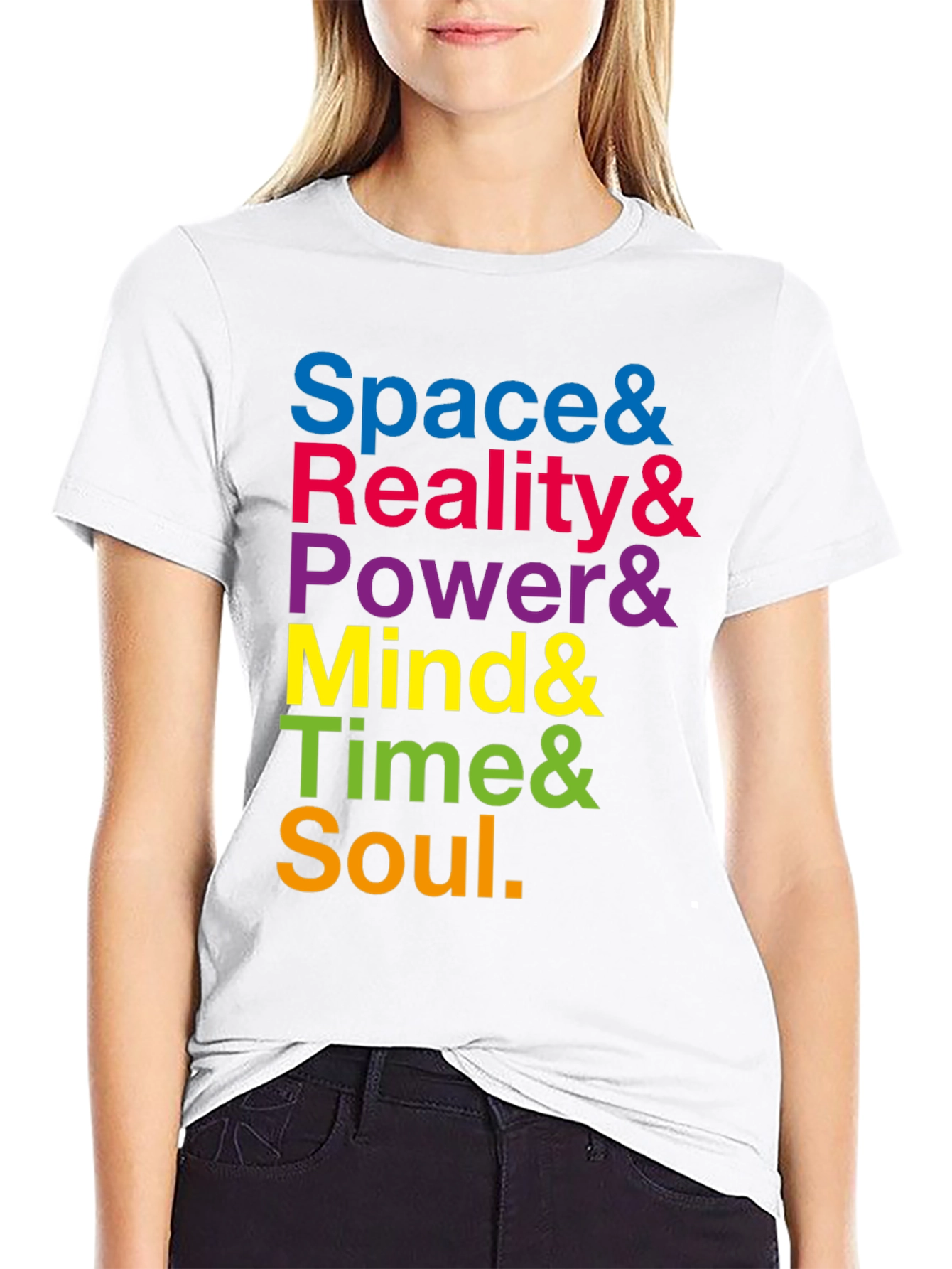 Infinity Stones T-Shirt: Space Reality Power Mind Time Soul