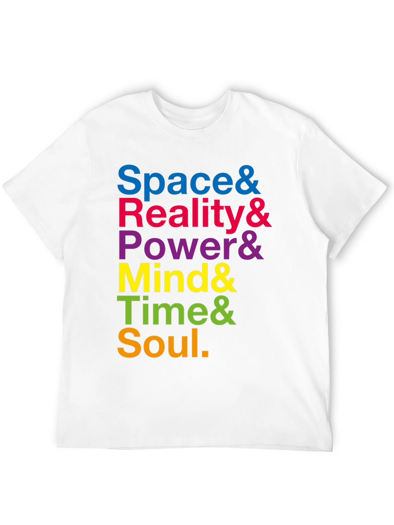 Infinity Stones T-Shirt: Space Reality Power Mind Time Soul