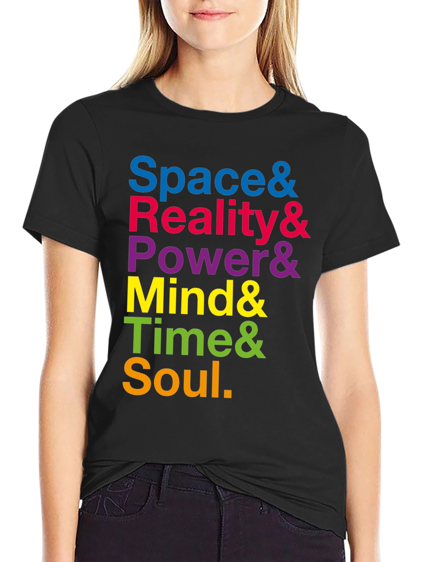 Infinity Stones T-Shirt: Space Reality Power Mind Time Soul