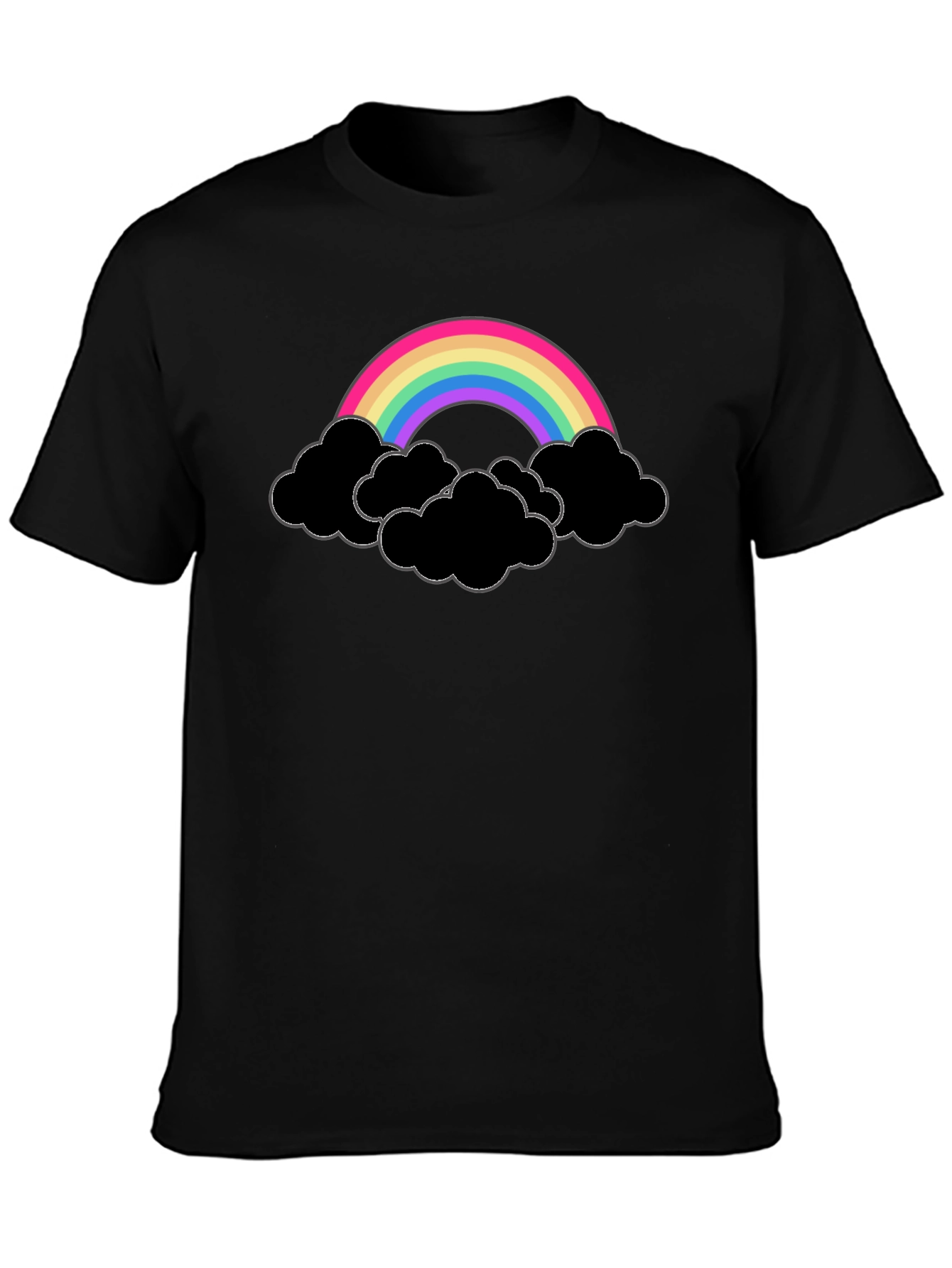 Rainbow and Clouds Graphic Tee