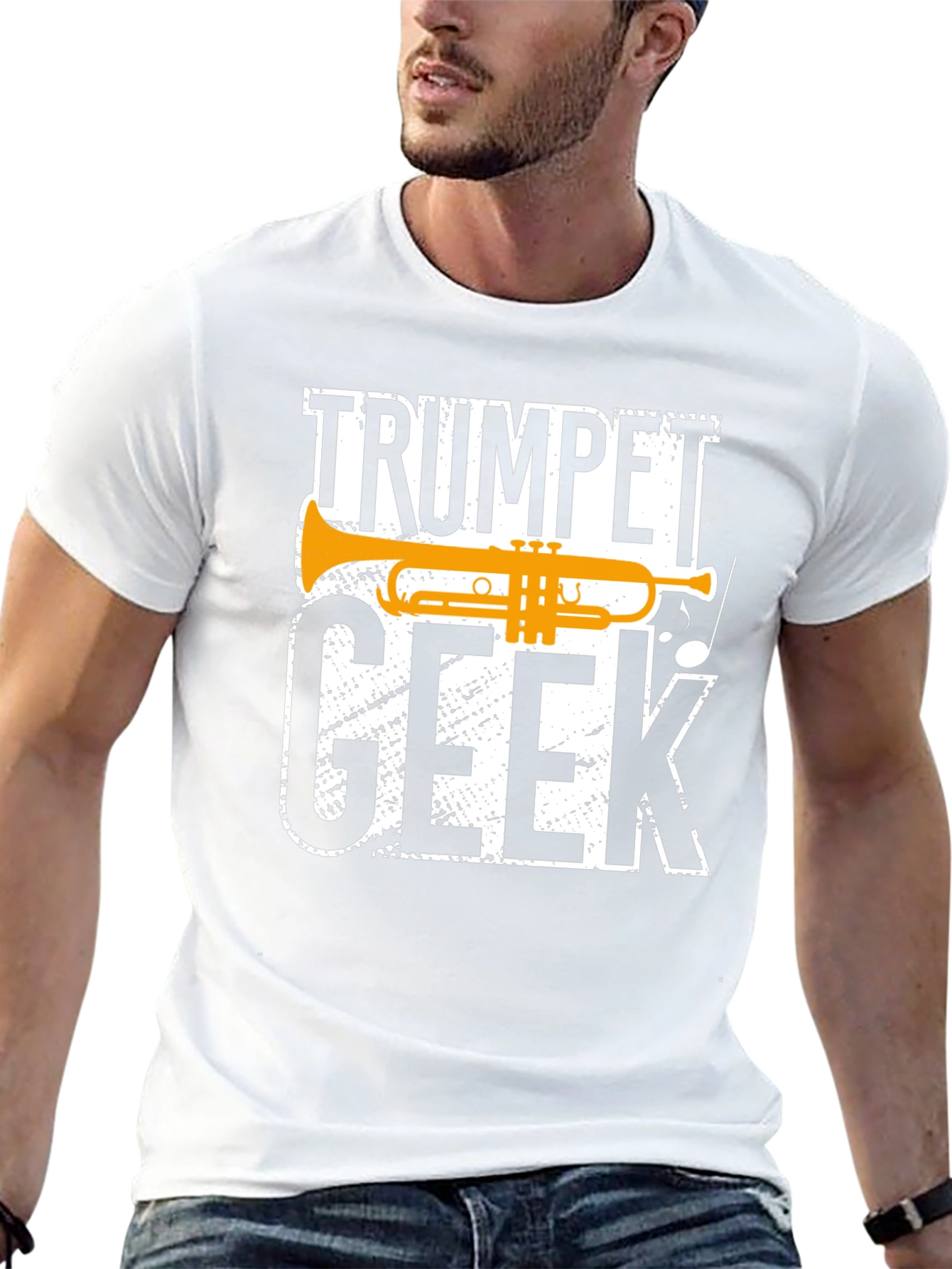 Trumpet Geek T-Shirt - Musician Humor Tee