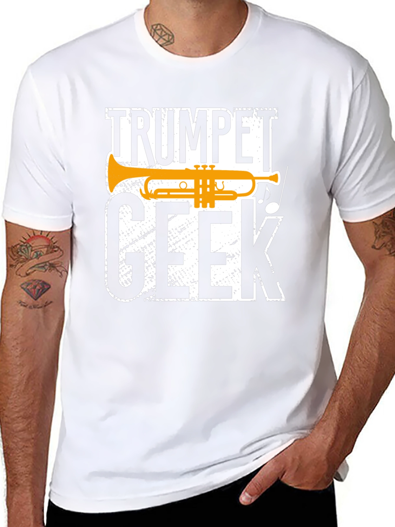 Trumpet Geek T-Shirt - Musician Humor Tee