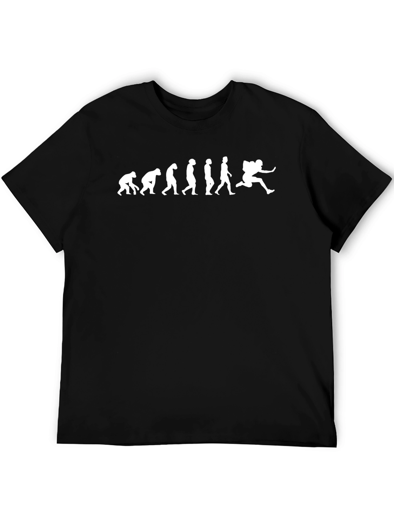 Evolution to Football Player T-Shirt