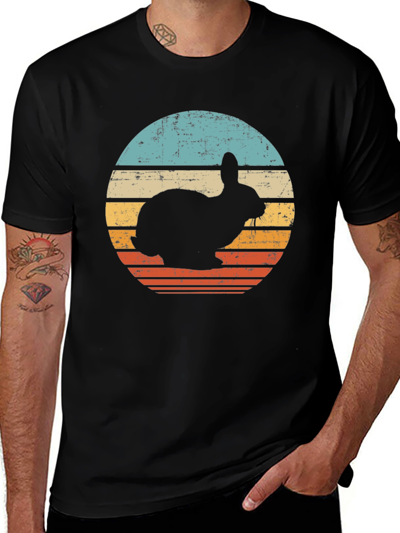 Retro Rabbit Graphic Tee