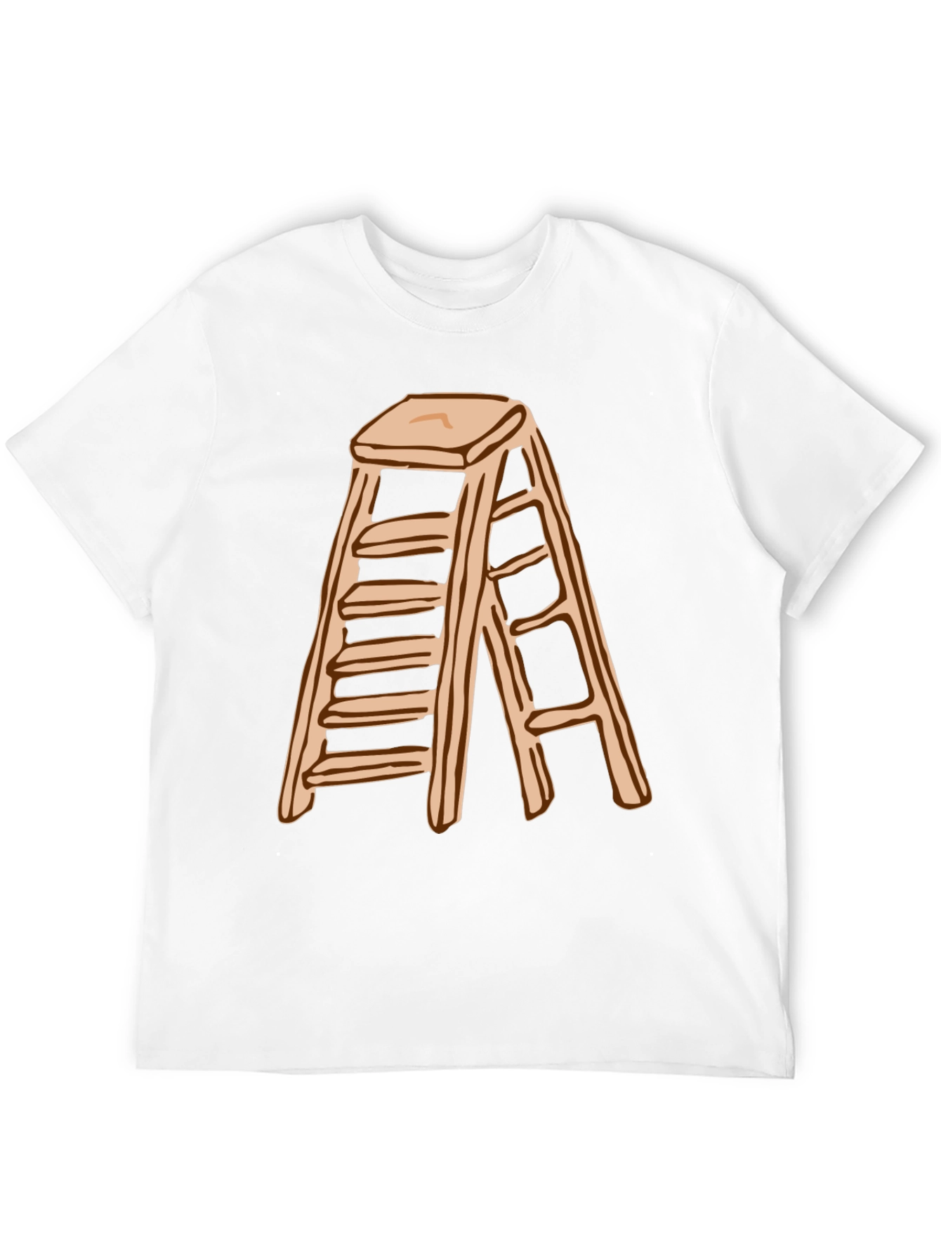 Ladder Graphic T-Shirt - Black