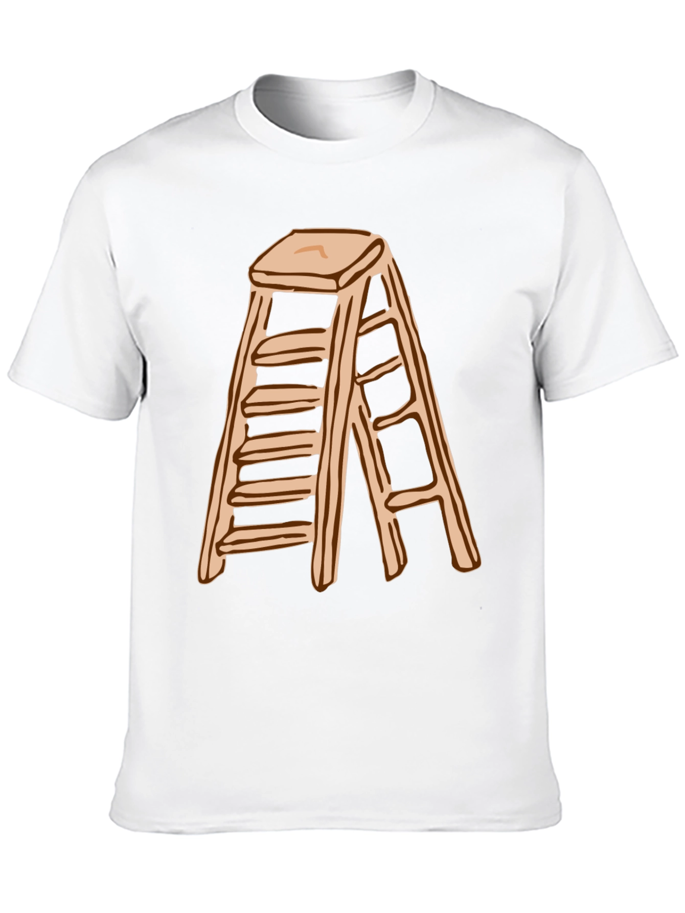 Ladder Graphic T-Shirt - Black