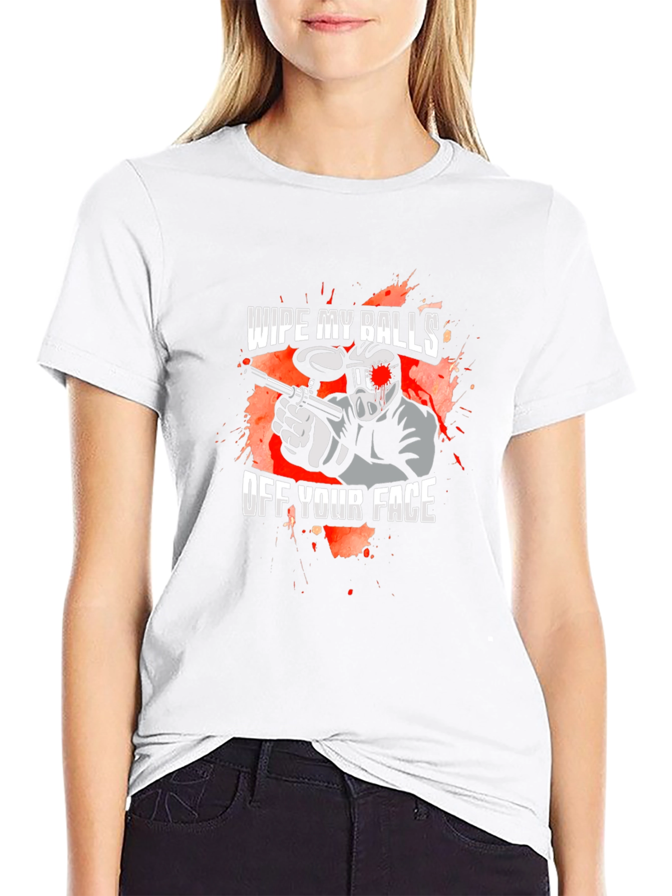 Wipe My Balls Off Your Face Black T-Shirt