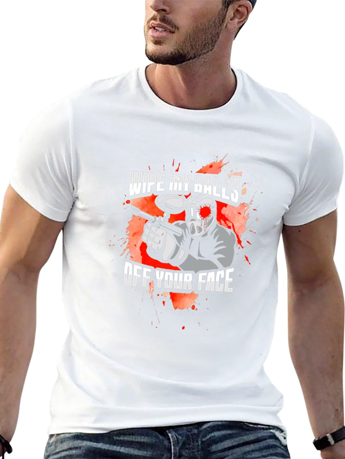 Wipe My Balls Off Your Face Black T-Shirt