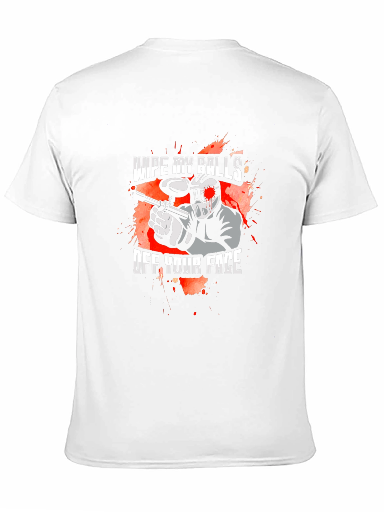 Wipe My Balls Off Your Face Black T-Shirt