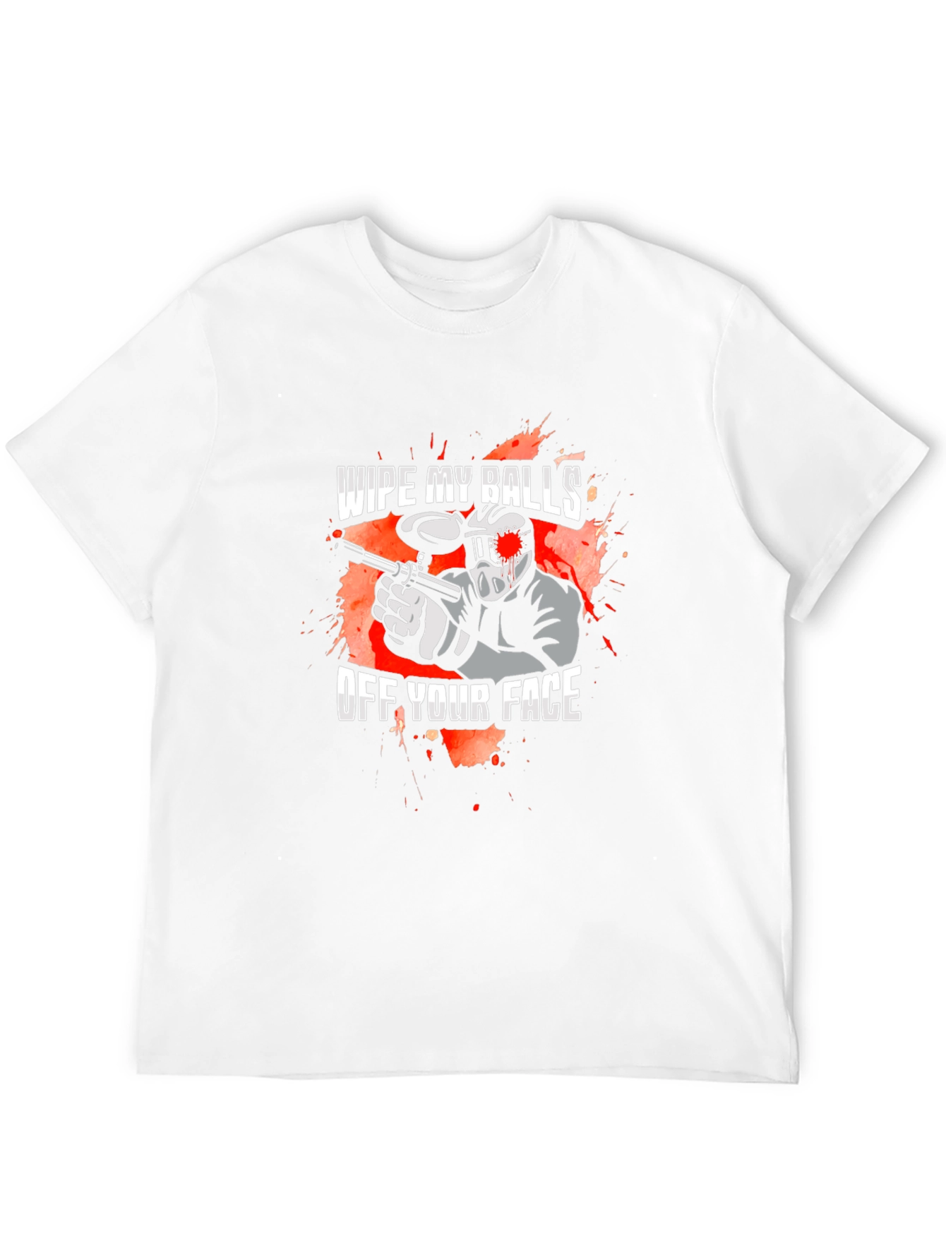 Wipe My Balls Off Your Face Black T-Shirt