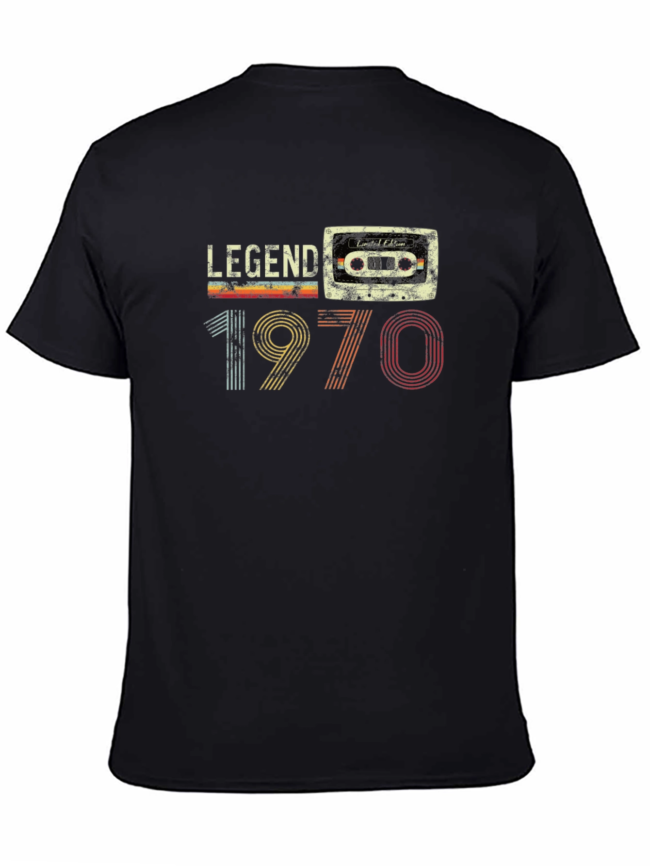 Legend 1970 Retro Cassette Graphic T-Shirt