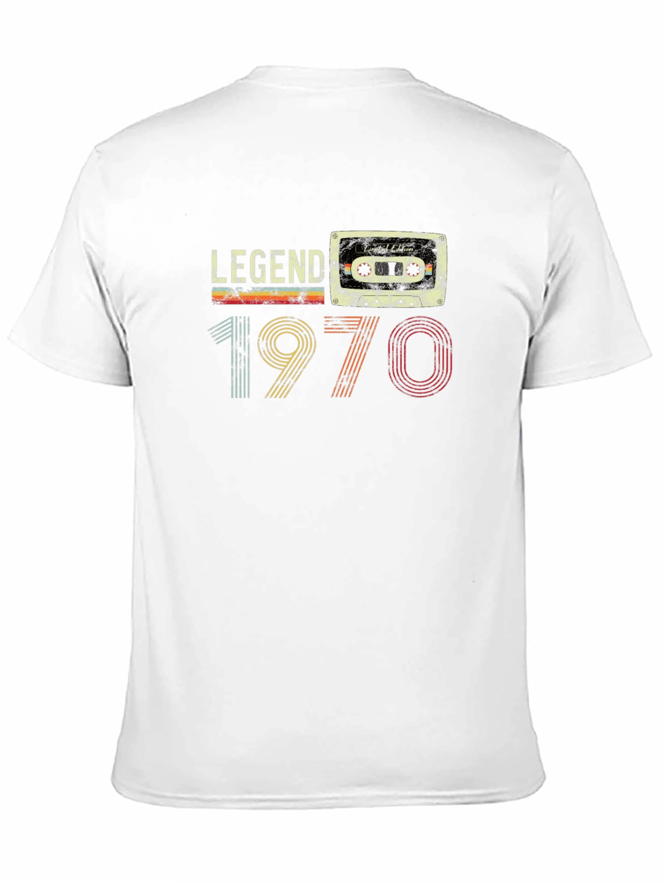Legend 1970 Retro Cassette Graphic T-Shirt