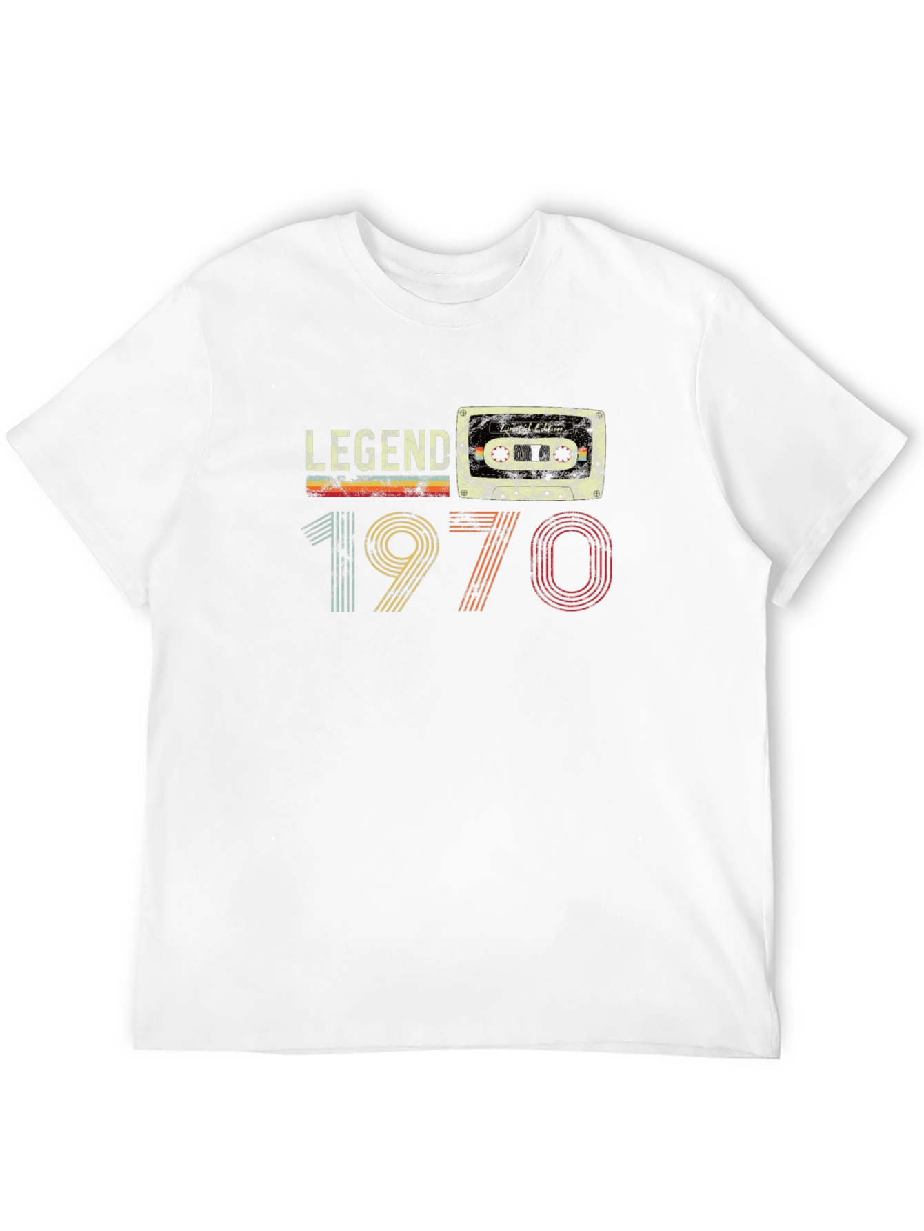 Legend 1970 Retro Cassette Graphic T-Shirt