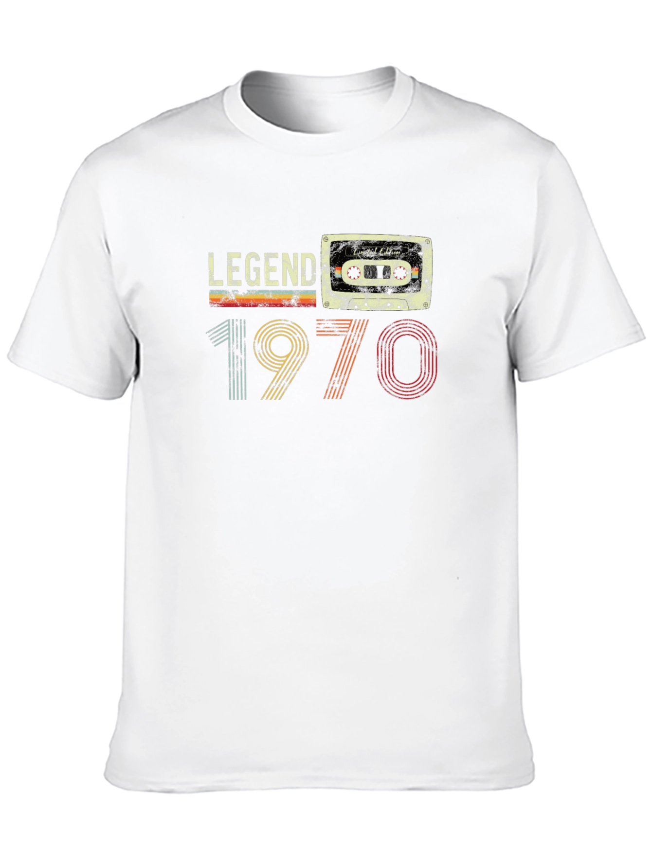 Legend 1970 Retro Cassette Graphic T-Shirt